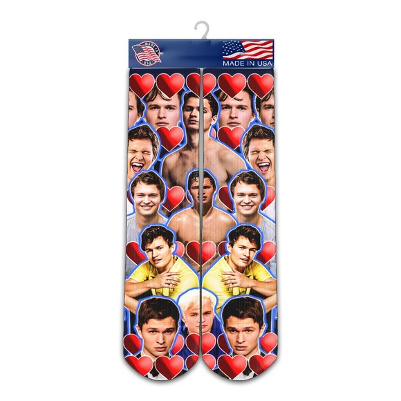 Ansel Elgort Socks - Picture 1 of 1